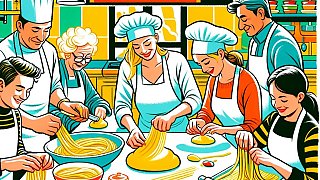 Illustration: Pasta Making Workshop with Pasta Piemonte ADULT
