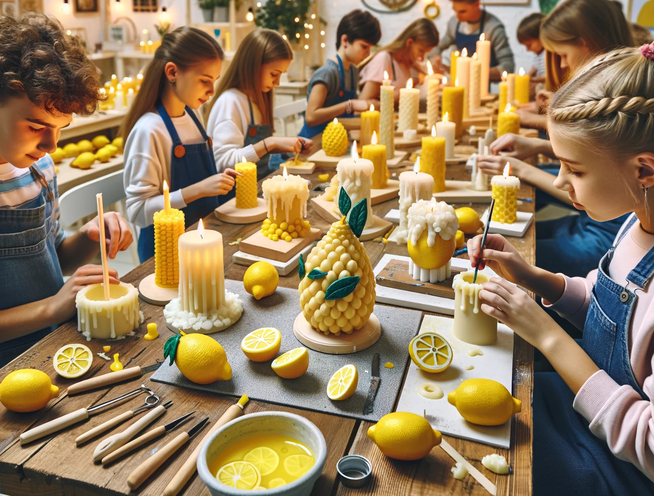 Atelier bougie avec Princess Candle - Fête du citron®
